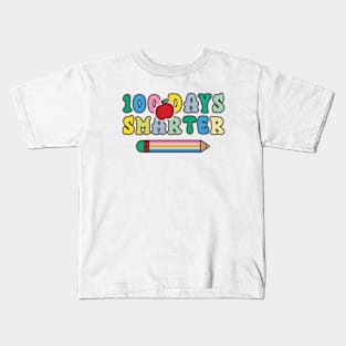 100 Days Smarter 100th Day of School Gift Kids T-Shirt